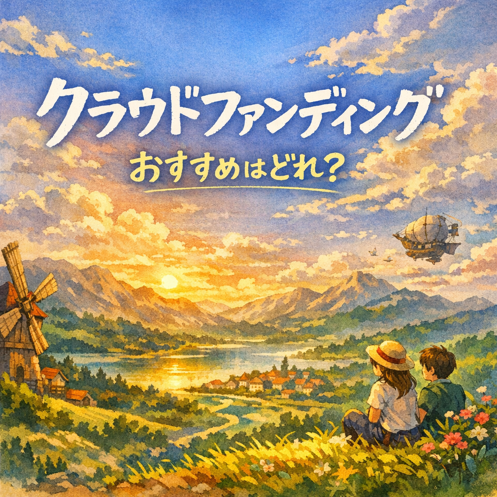 クラウドファンディング おすすめはどれ?