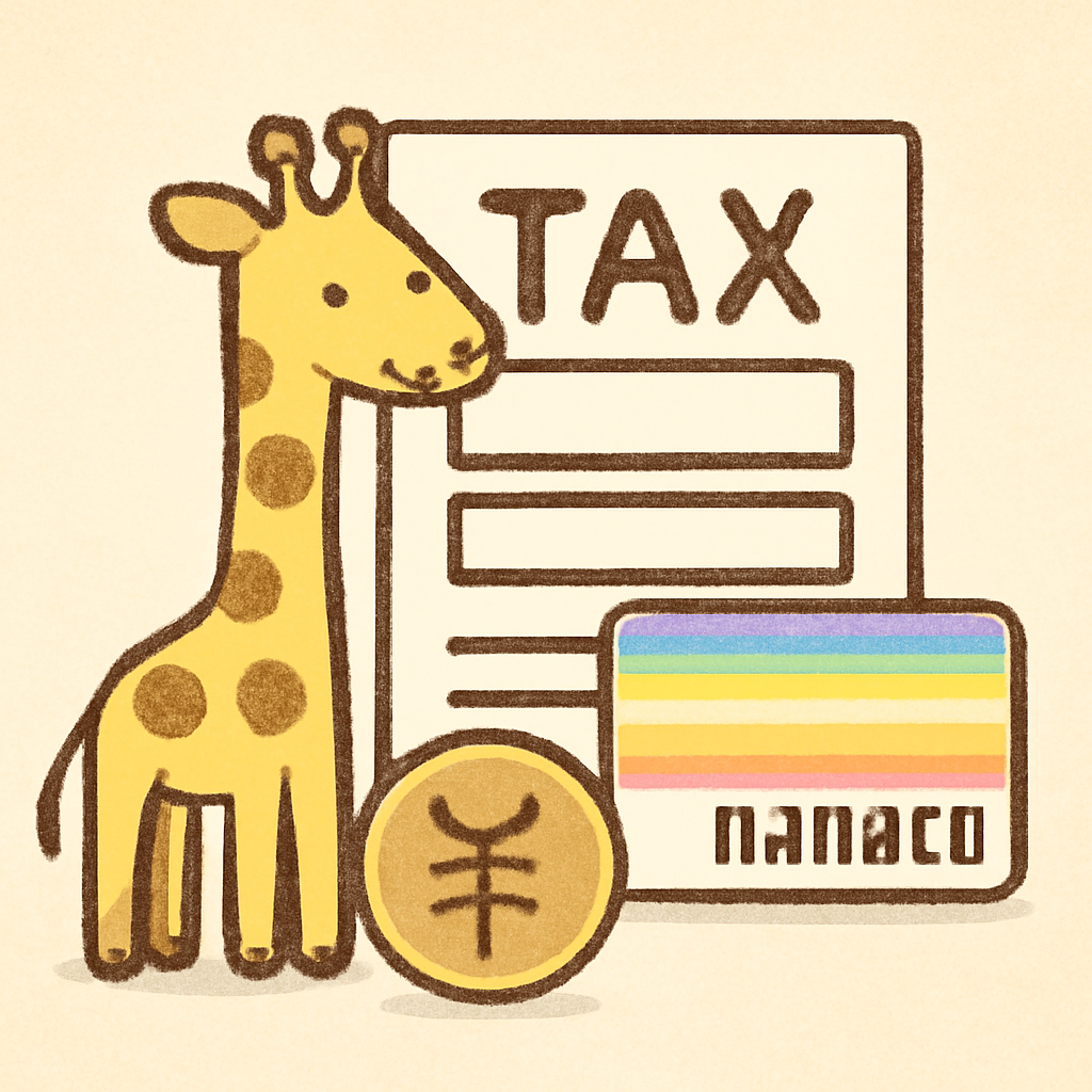 nanaco 税金